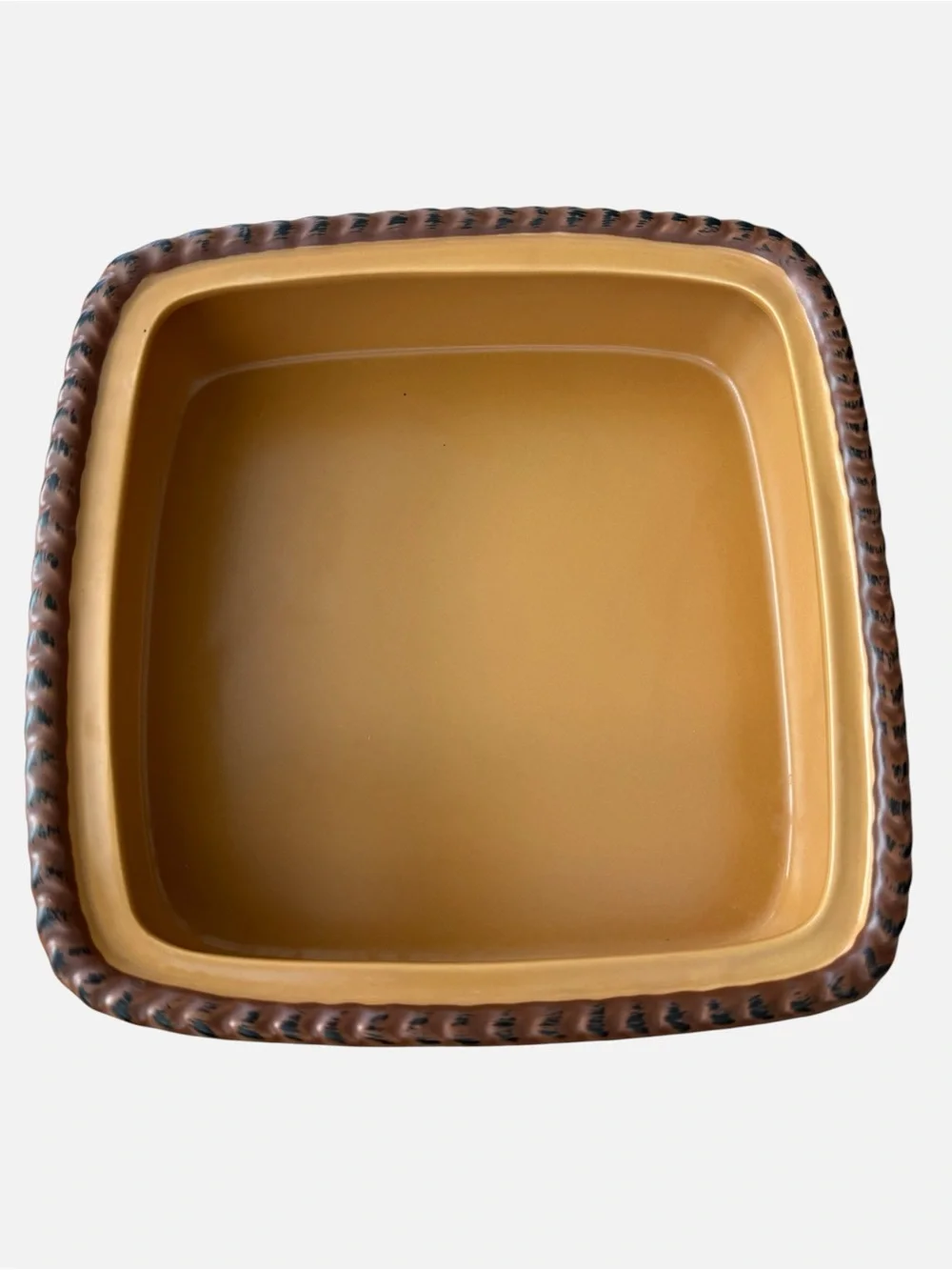 Williams Sonoma Vintage Terrine Covered Baker Stoneware Brown 2012